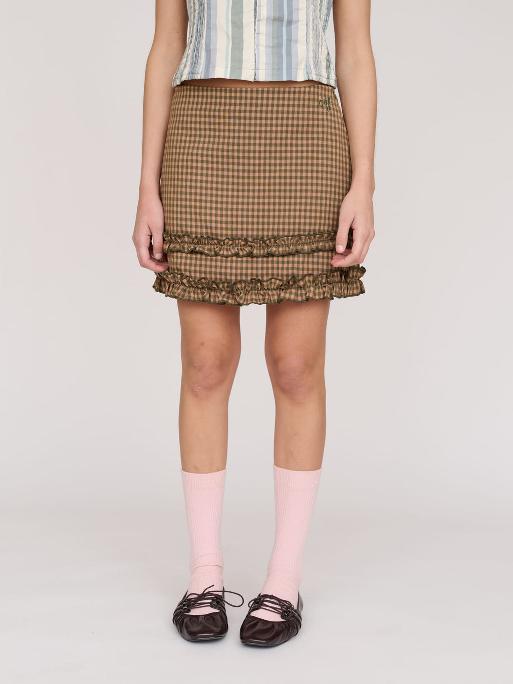 Collection-women-landing, collection-women-new-in-1, collection-women-all-skirts-shorts, collection-bottoms, model:Azul wears size 8 and is 5’8”