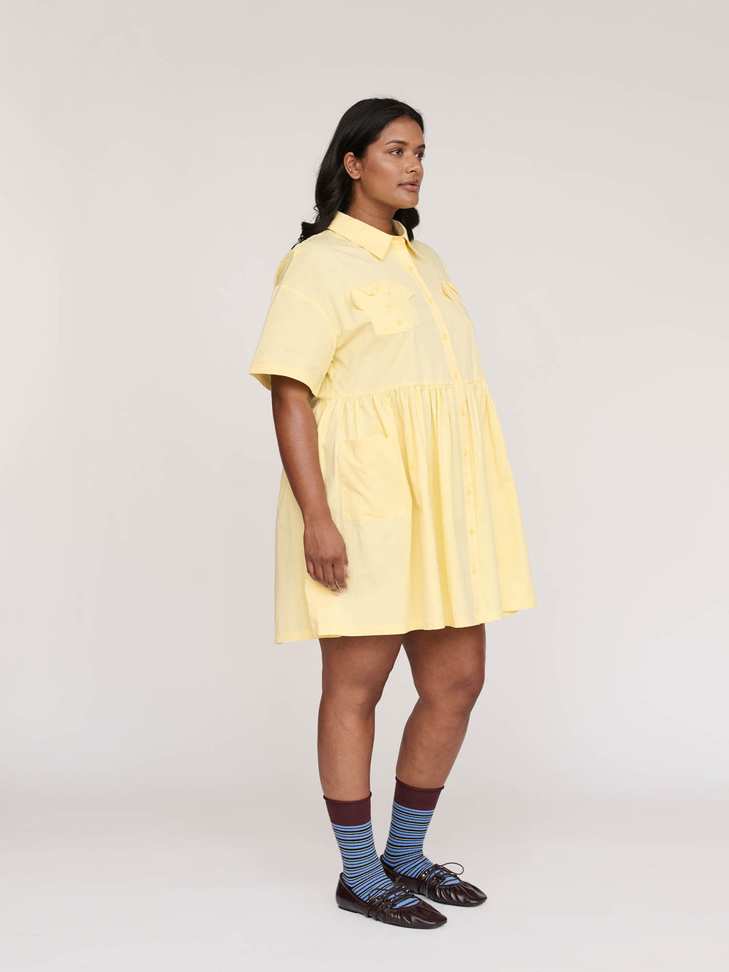 model:Sha wears size 18 and is 5’9”
