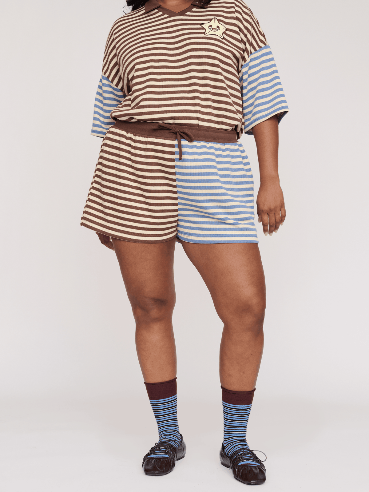 collection-curve, model:Sha wears size XXL and is 5’9”, collection-curve-bottoms, collection-sale-skirts-shorts, 