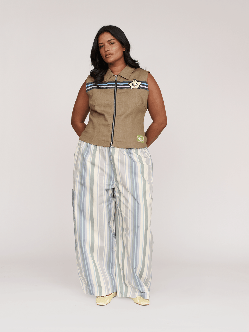 model:Sha wears size XXL and is 5’9”