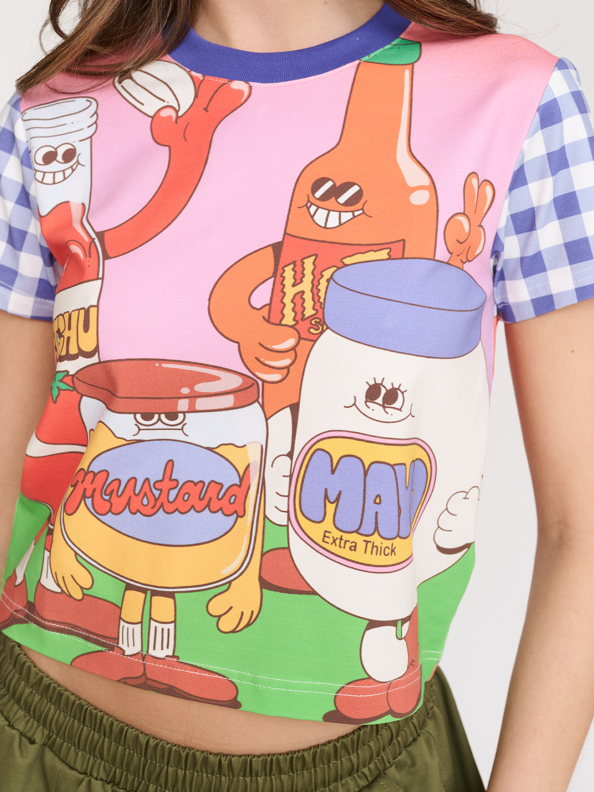 LO x Lauren Martin Condiments Fitted T-Shirt