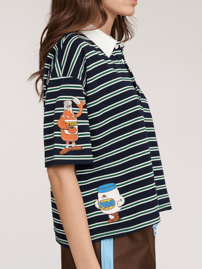 LO x Lauren Martin Snax n Dips Polo
