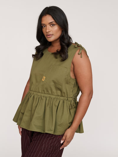 Bakers Drawstring Top
