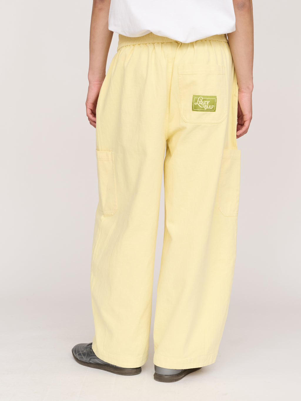 Bev Butter Yellow Barrel Trousers