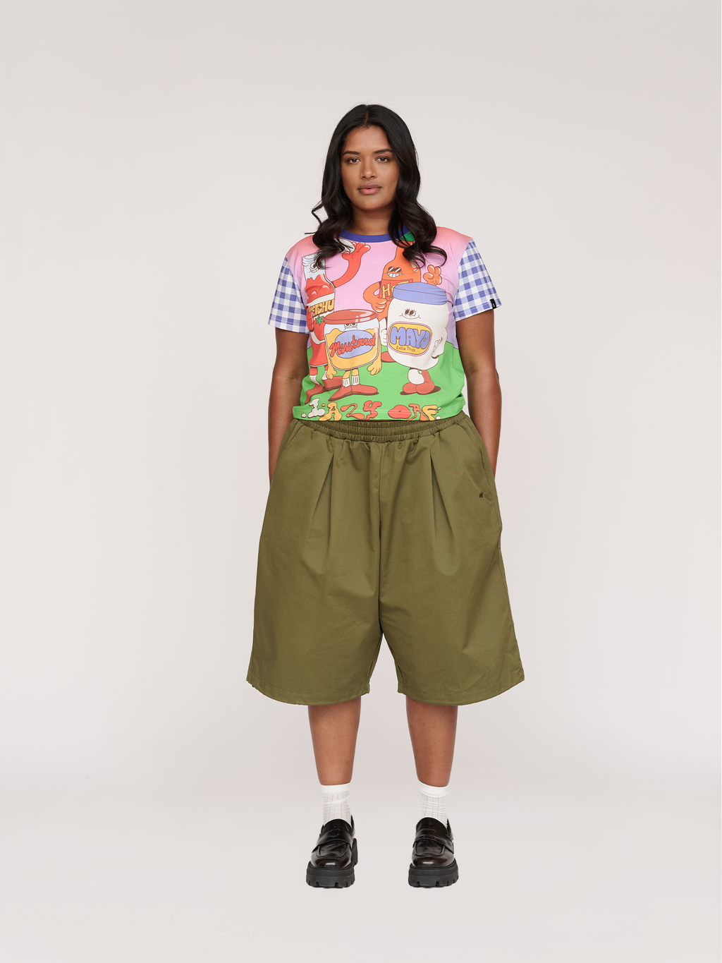 model:Sha wears size XXL and is 5’9”