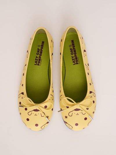 Pompompurin Polka Dot Ballet Flats
