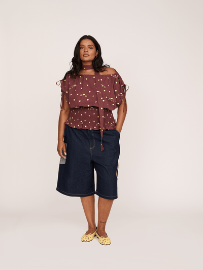 collection-curve, collection-curve-tops, model:Sha wears size 18 and is 5’9”