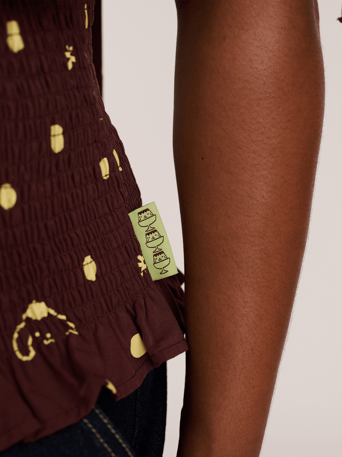 Pompompurin Polka Dot Top