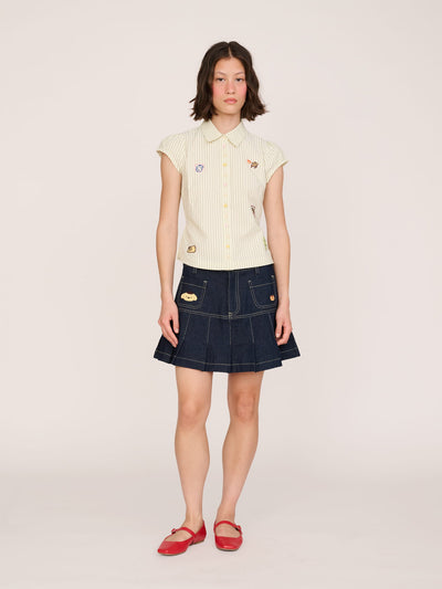model:Jess wears size S and is 5’7”