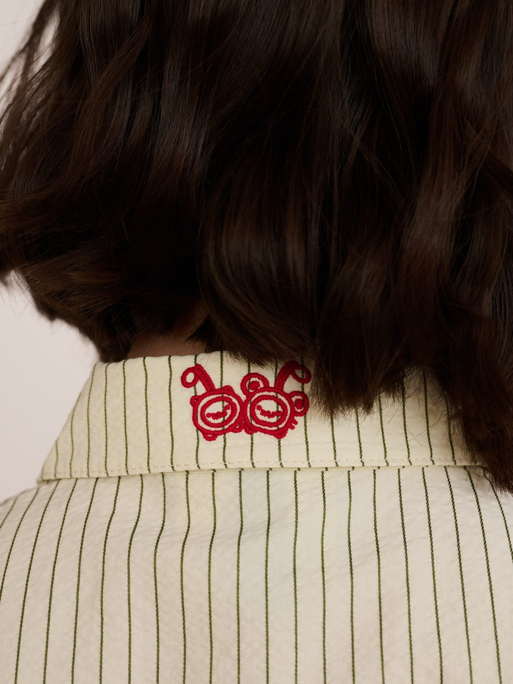 Pompompurin Fitted Pinstripe Shirt