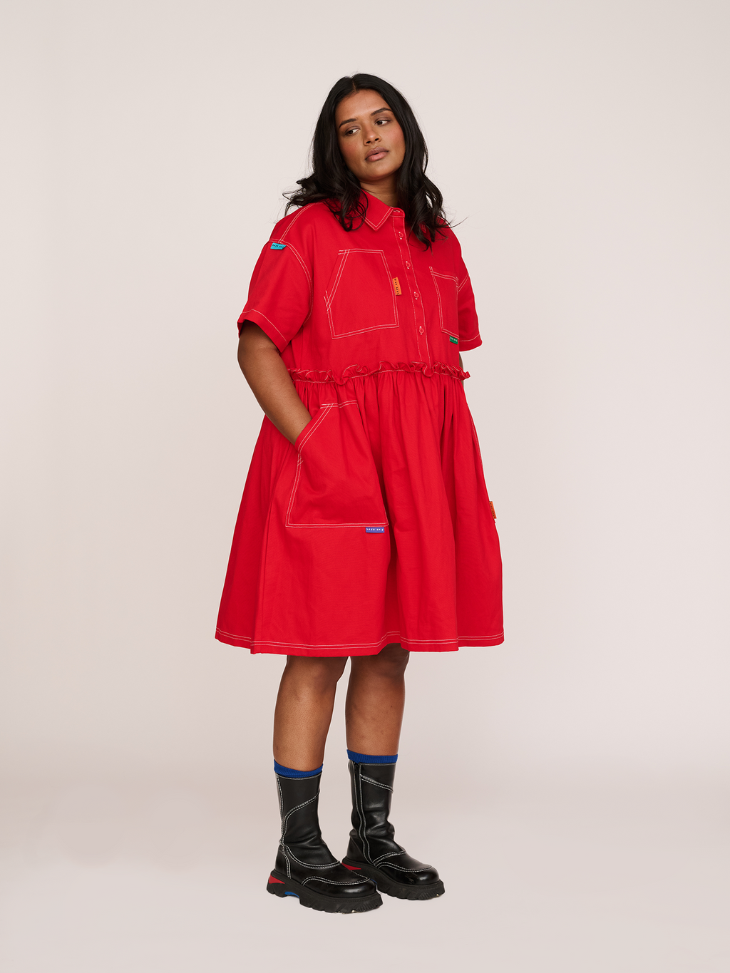 model:Sha wears size XXL and is 5’9”