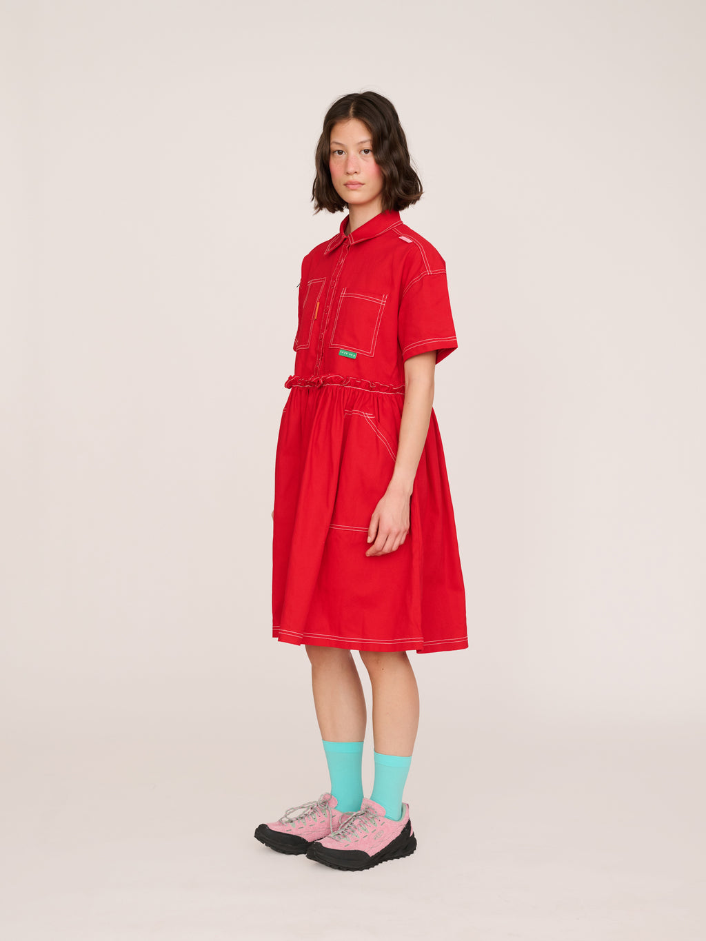model:Jess wears size S and is 5’7”