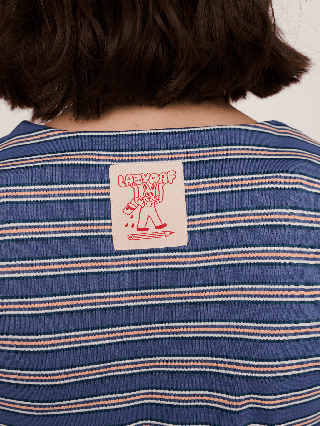 Asymmetric Button Stripe Top