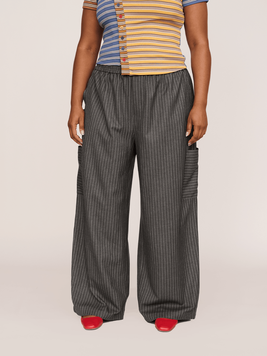 collection-curve-bottoms, model:Sha wears size XXL and is 5’9”