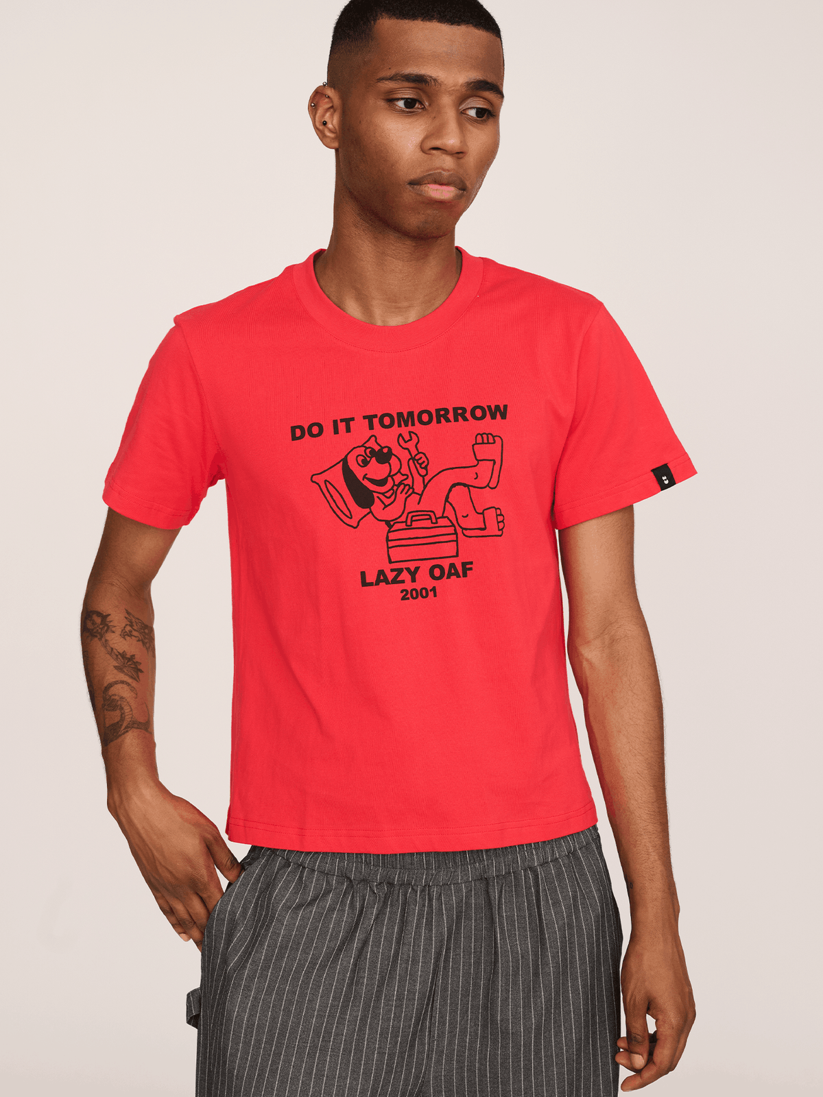 model:Paris wears size L and is 6’2”, Collection-men-landing, collection-men-new-in-1, collection-men, collection-mens-t-shirts, collection-festival-mens, collection-creative-expression
