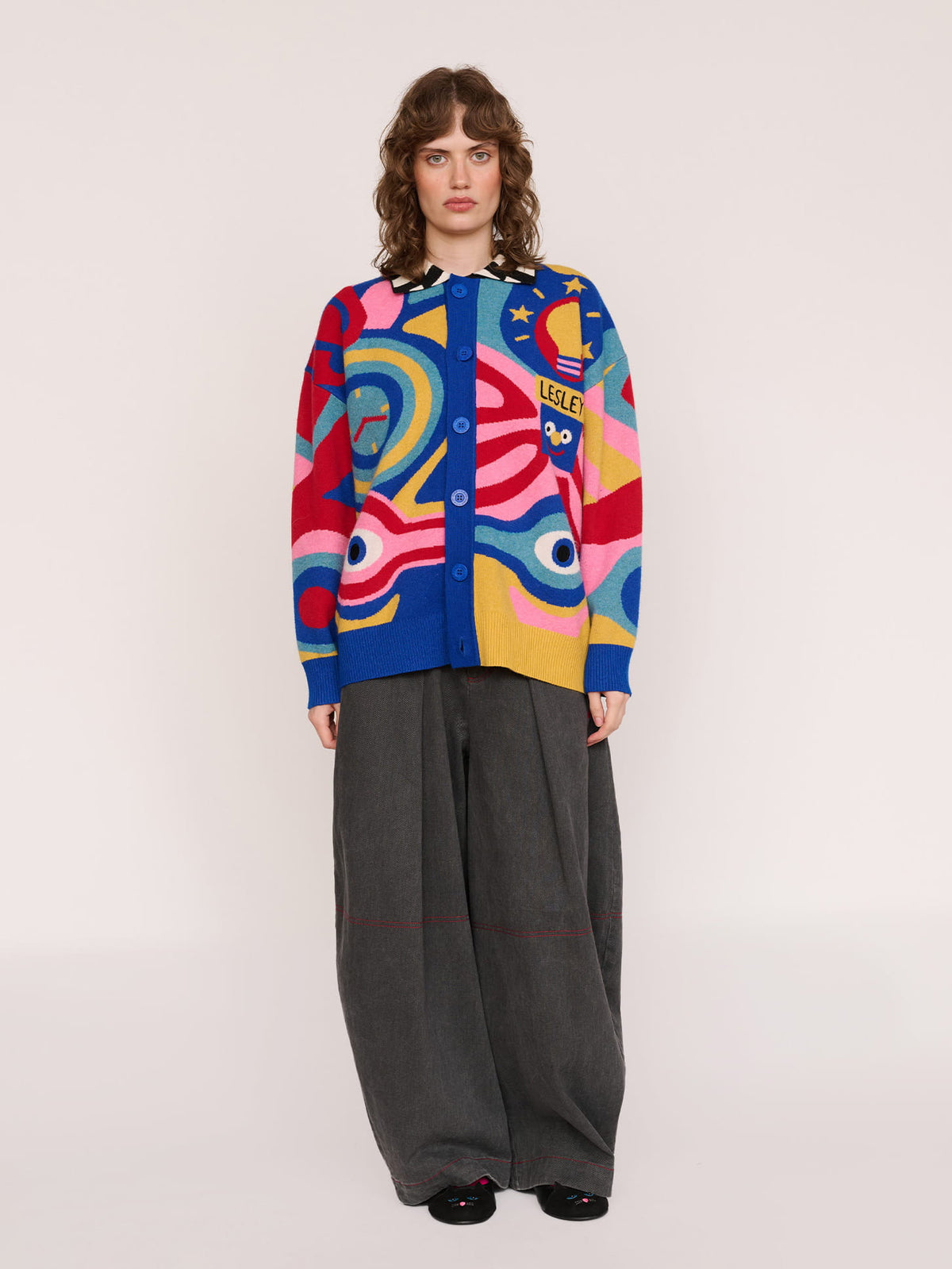 model:Ines wears size S and is 5’8”