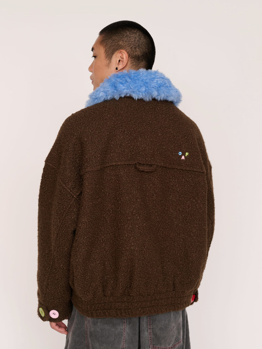 model:Andrew wears size L and is 5’11”
