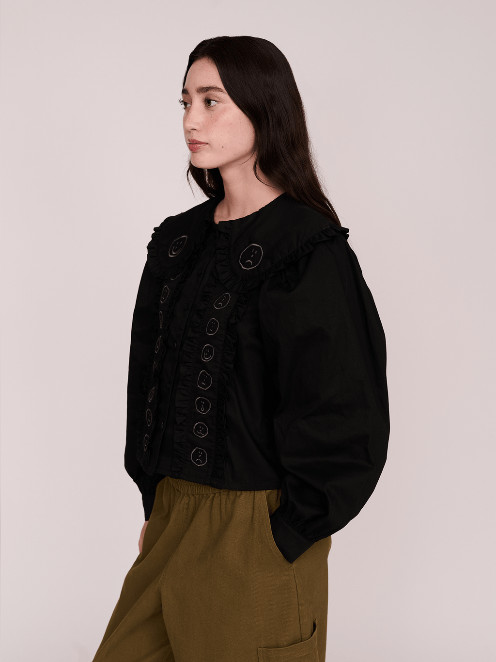 model:Winnie wears size S and is 5’9