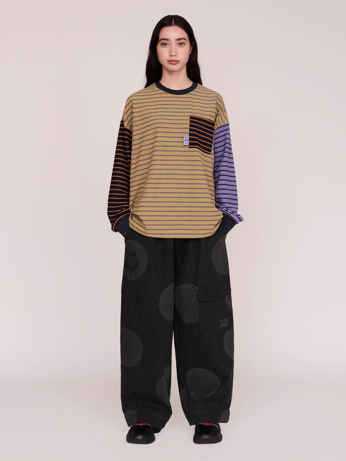 model:Winnie wears size S and is 5’9