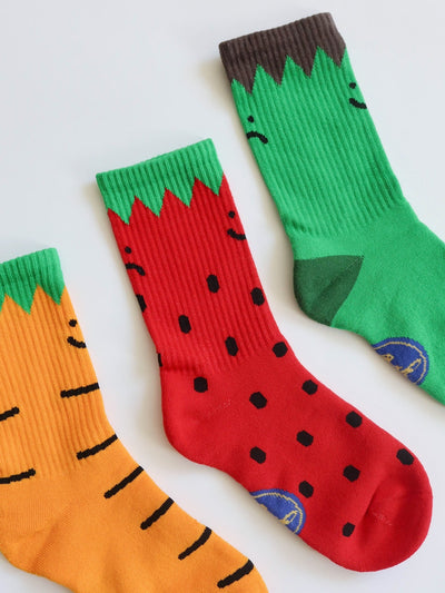 Happy Sad Fruit And Veg Socks