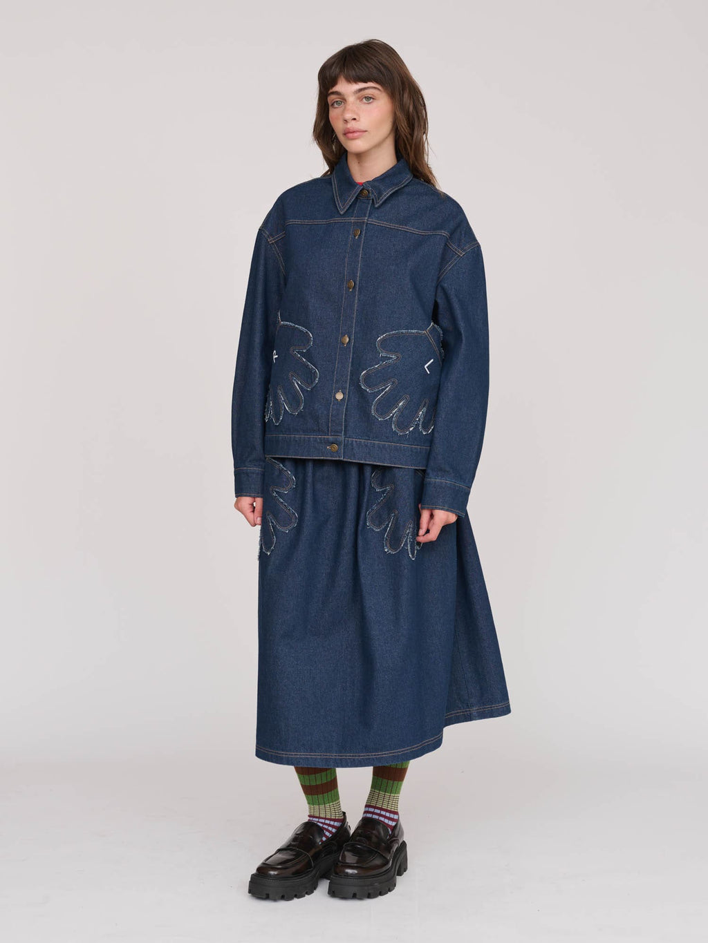 model:Molly wears size S and is 5’ 7”