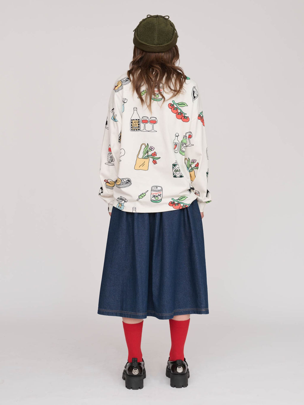 model:Molly wears size S and is 5’ 7”