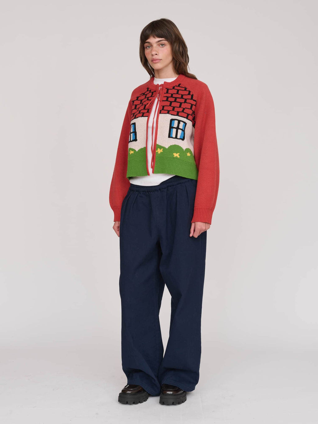 model:Molly wears size S and is 5’ 7”