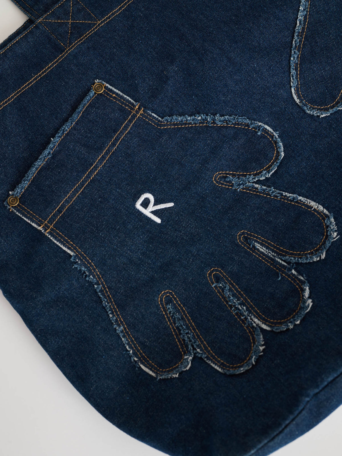 Out Of Hand Denim Tote Bag