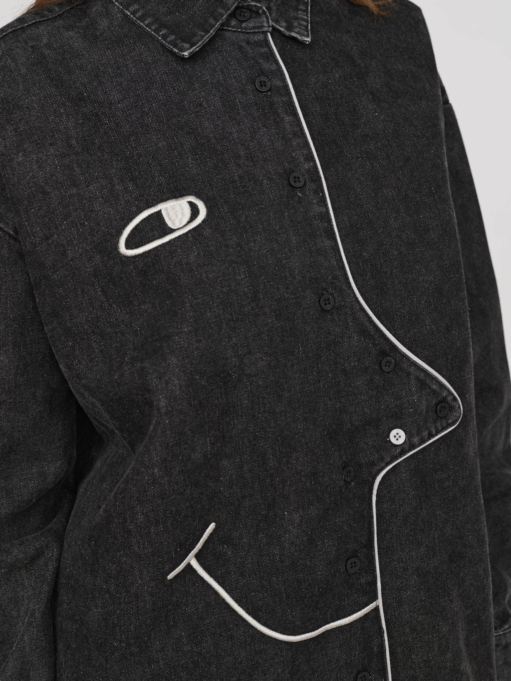 Big Face Denim Shirt