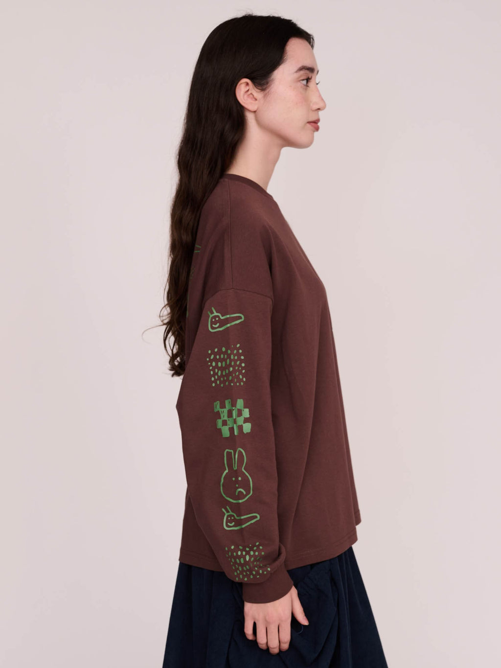 model:Winnie wears size S and is 5’9