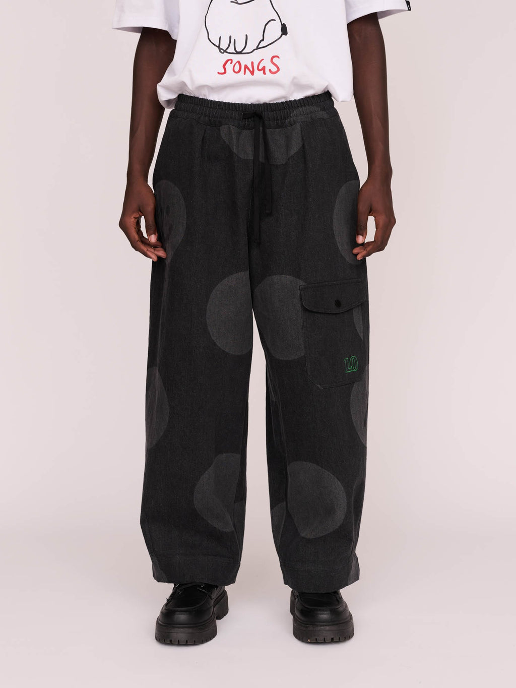 Collection-men-landing, collection-men-new-in-1, collection-men, collection-mens-trousers, collection-mens-happy-sad, model:Elhadj wears size L and is 6’1”