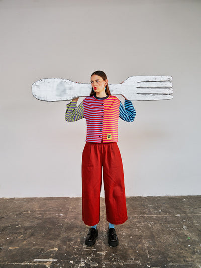 Seeing Stripes Button Up