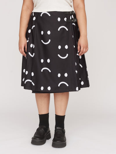 Happy Sad Kilt Skirt