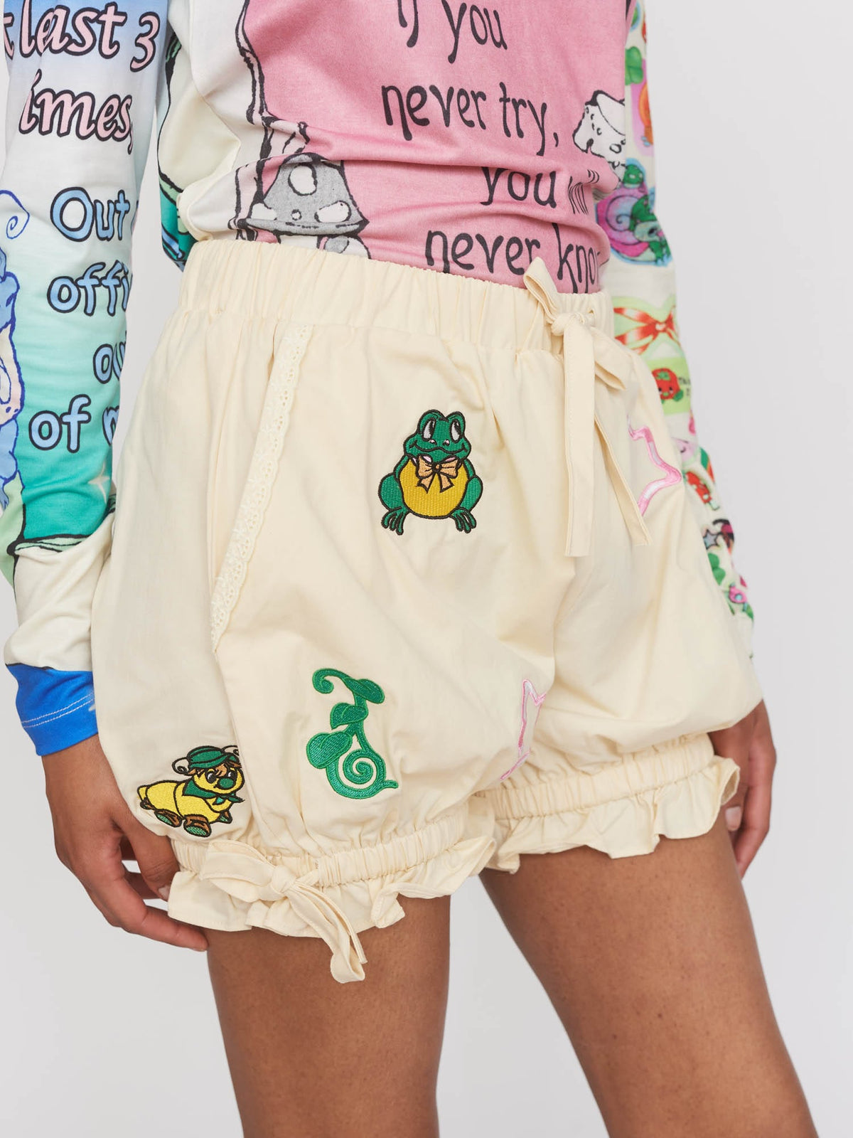 Hannah-Michelle X Lazy Oaf Bloomer Shorts