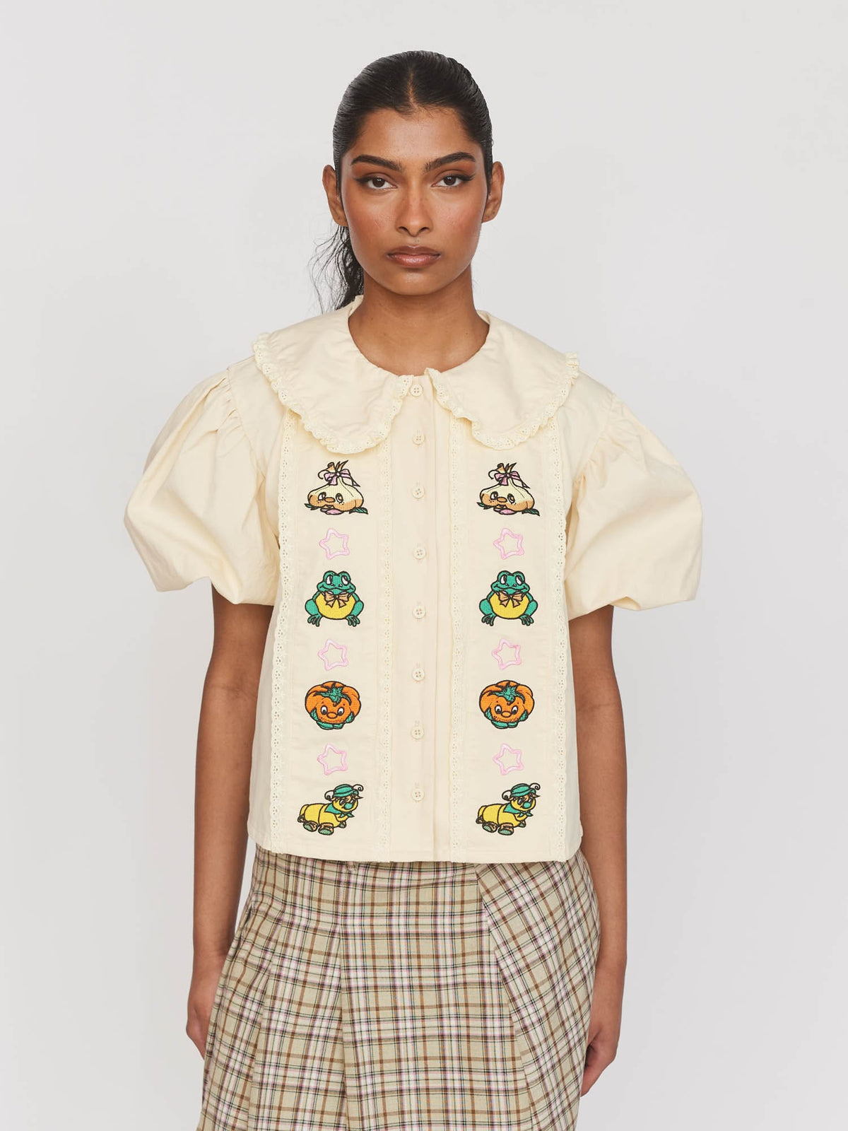 Collection-women-landing, collection-women-new-in-1, collection-womens-shirts, model:Kerethika wears size S and is 5’ 7”