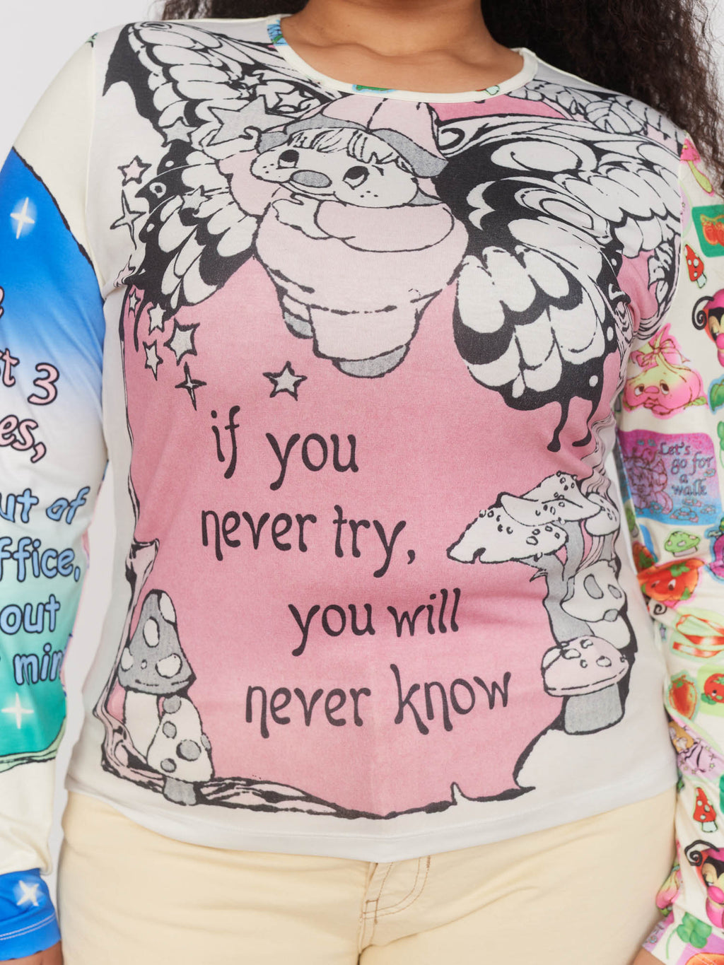 Hannah-Michelle X Lazy Oaf Mash Up Top