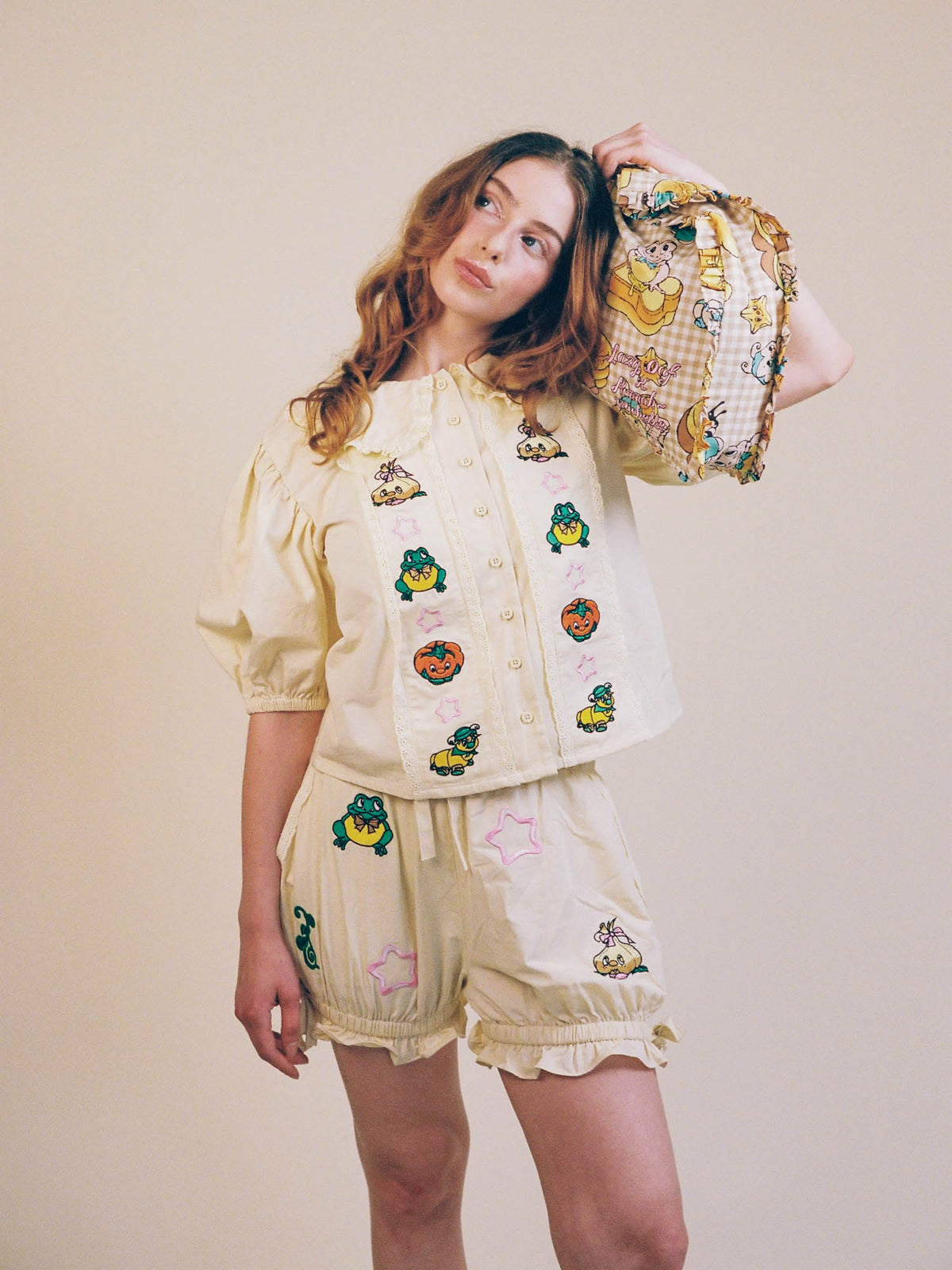Hannah-Michelle X Lazy Oaf Bloomer Shorts