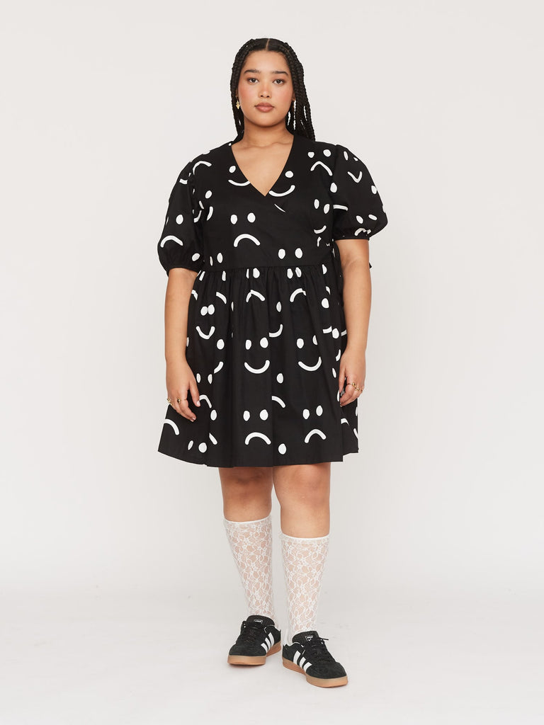 Sad Robe Happy Sad Wrap Mini Dress – Lazy Oaf