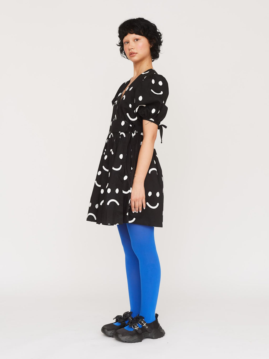 Happy Sad Wrap Mini Dress Lazy Oaf Happy Sad Wrap Mini Dress Lazy Oaf