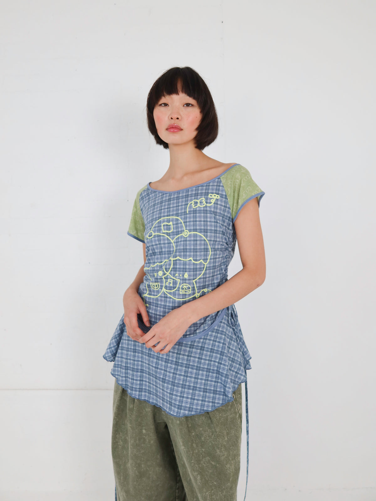 LO x Nhozagri Double Layered Mini Dress