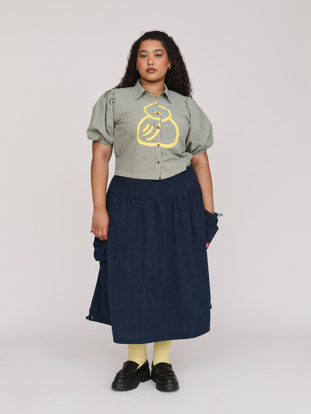 collection-all-skirts-dresses, model:Zaynab wears size XXL and is 5’8”