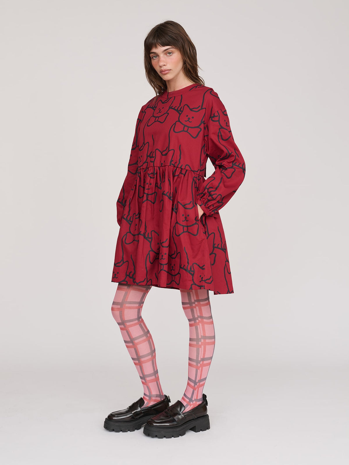 model:Molly wears size S and is 5’ 7”