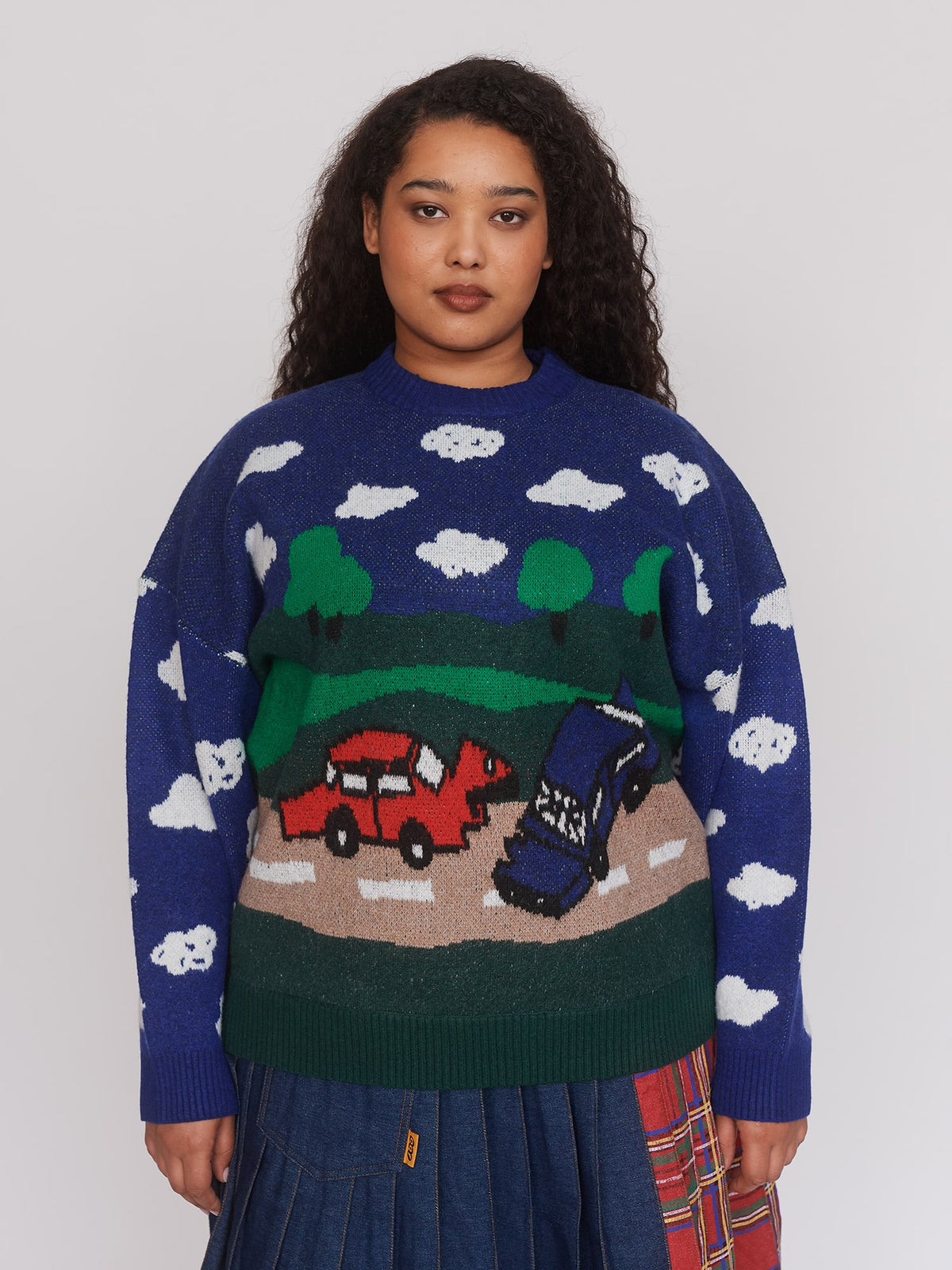 model:Zaynab wears size XXL and is 5’8”, collection-curve