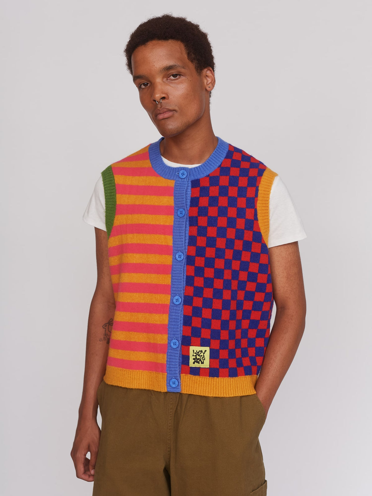 model:Fiki wears size L and is 6’3”, Collection-men-landing, collection-men-new-in-1, collection-men, collection-mens-jumpers-cardigans, collection-mens-sale
