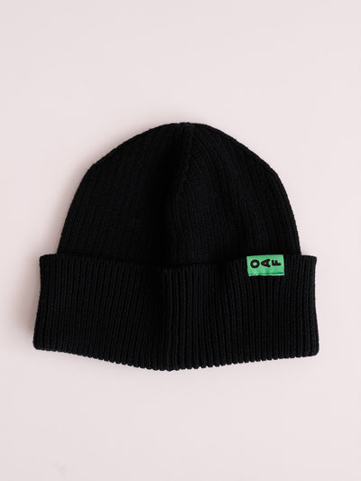 Happy Sad Knit Beanie Hat