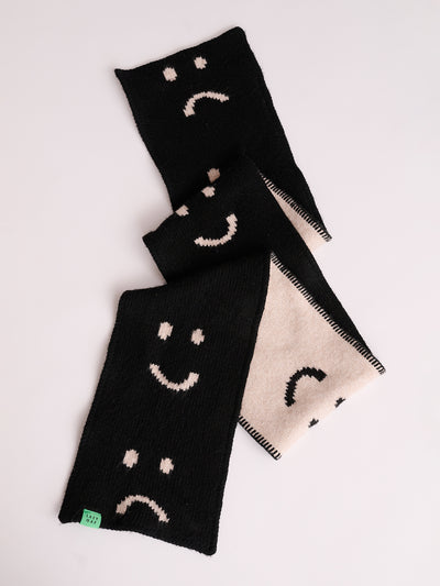 Happy Sad Chunky Scarf