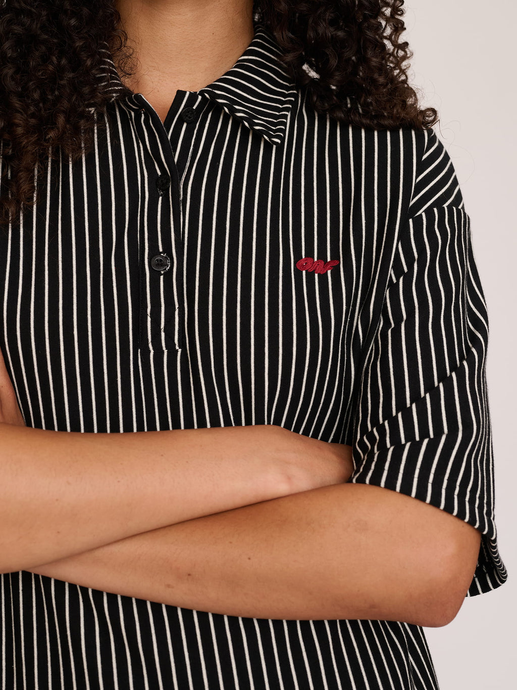 Stripey Sweat Mini Dress