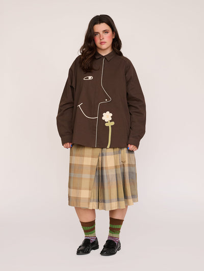 model:Bella wears size XXL and is 5’10”