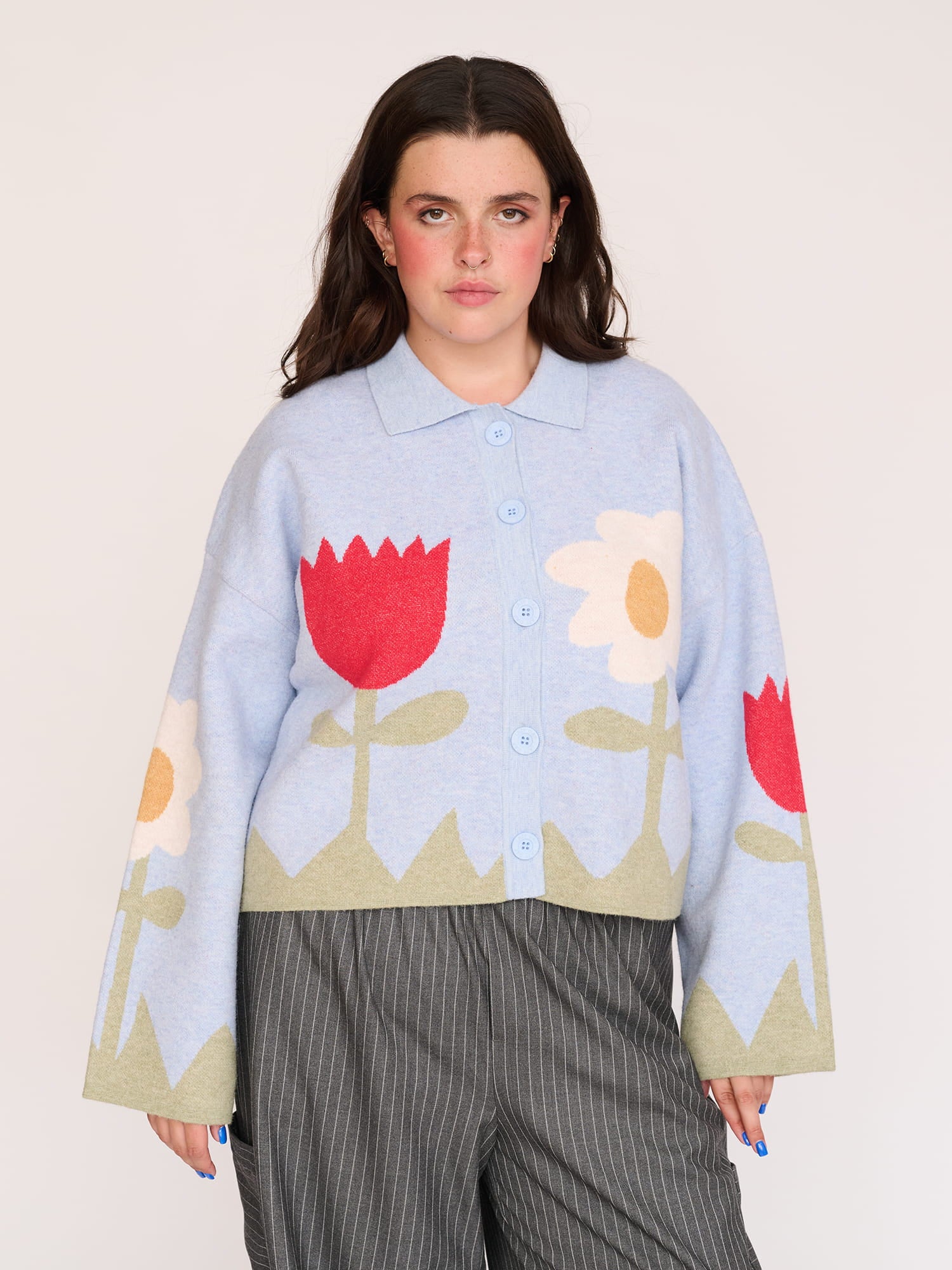 Frills Hooded Long Sleeve Top – Lazy Oaf