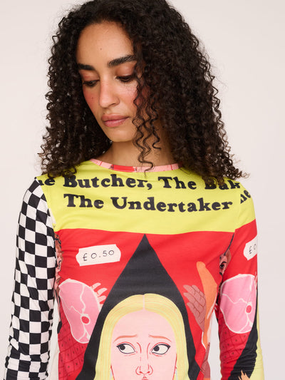model:Furra wears size S and is 5’10”
